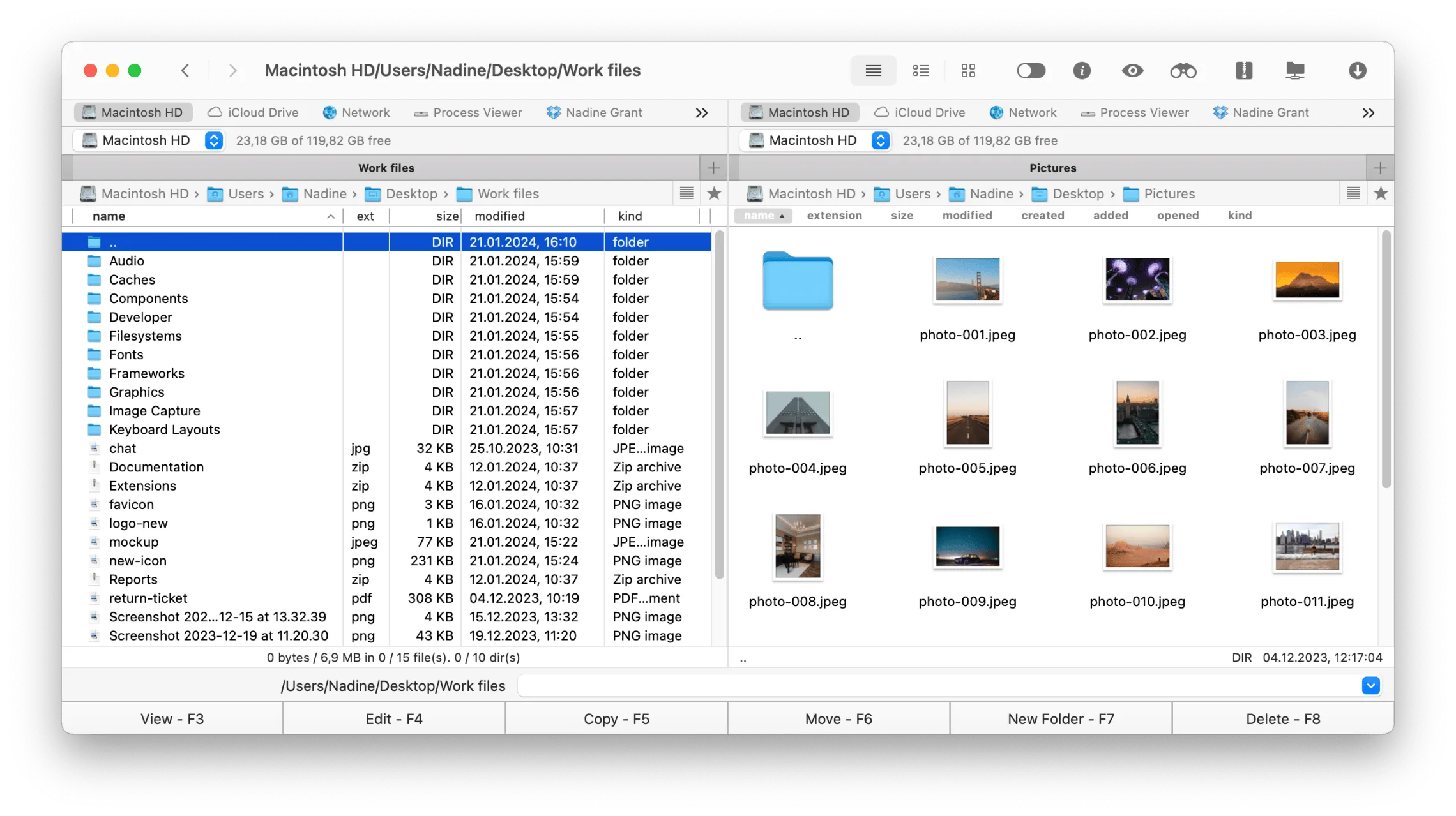 Commander One app screenshot