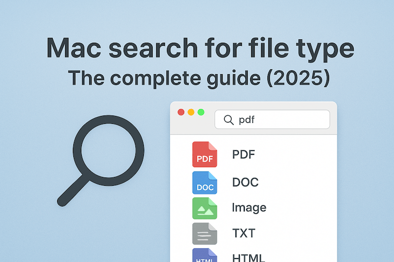 Mac search for file type: The complete guide (2025)