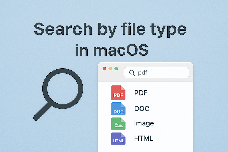Search by file type in macOS: The complete guide (2025)